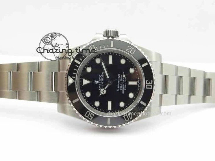 0202 Submariner 114060 Black Ceramic No Date JF 1:1 Best Edition On SS Bracelet SH3130 V Attractive 3641